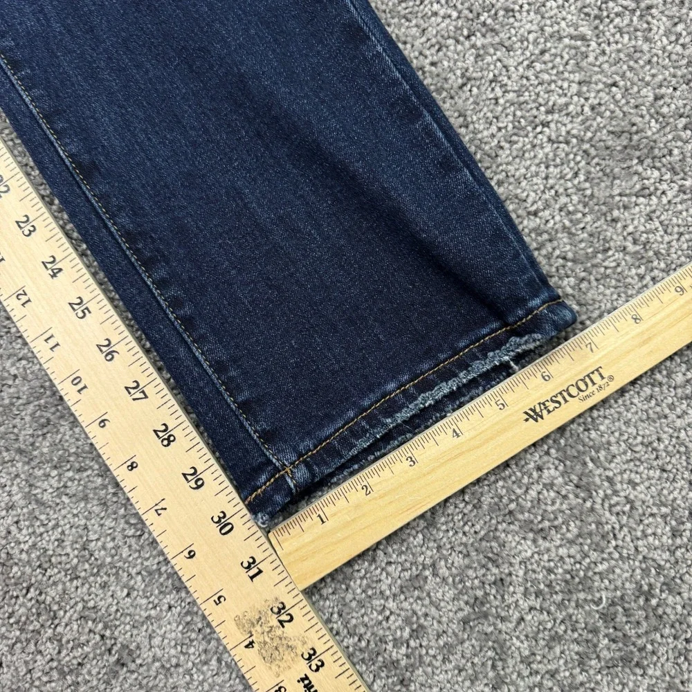 Lovervet Vervet Jeans Womens 29/9 Blue Slim Straight Stretch Dark Wash Preppy - Picture 5 of 7